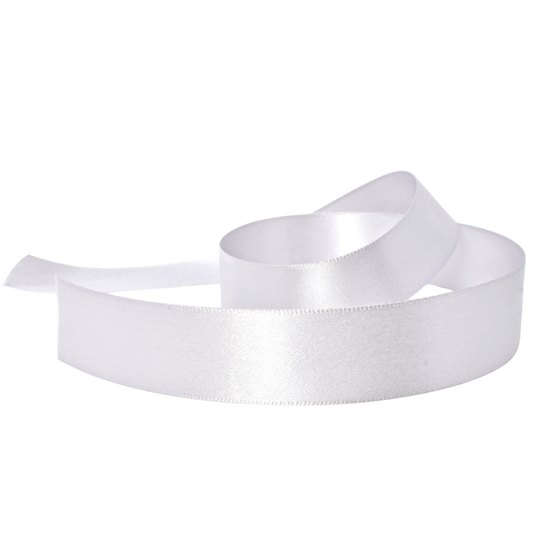 RIBBON SATIN SILVER 25X50 (4050/19) X1